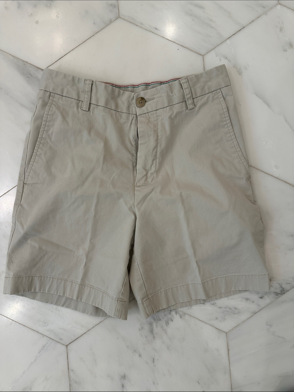 Southern Tide Men's Khaki Cotton Shorts